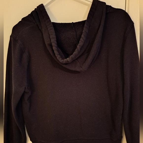 Joe Boxer Black Sweatshirt with White Drawstring,measurements listed - Picture 4 of 9